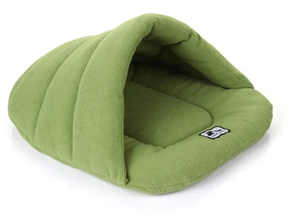 Winter Warm Pet Dog Beds Soft Polar Fleece Pets Heated Mat Small Dog Kennel House for Puppy Cats Sleeping Bags Nests Caves Beds