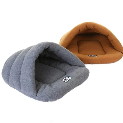 Winter Warm Pet Dog Beds Soft Polar Fleece Pets Heated Mat Small Dog Kennel House for Puppy Cats Sleeping Bags Nests Caves Beds