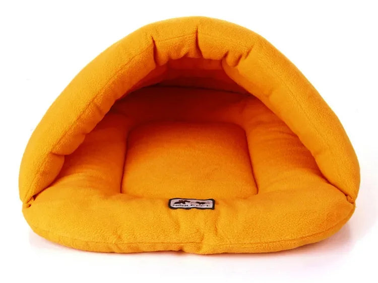 Winter Warm Pet Dog Beds Soft Polar Fleece Pets Heated Mat Small Dog Kennel House for Puppy Cats Sleeping Bags Nests Caves Beds