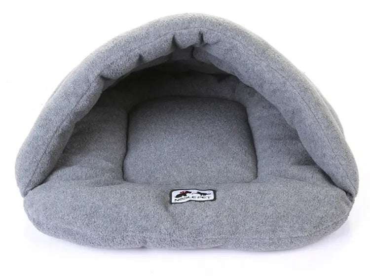 Winter Warm Pet Dog Beds Soft Polar Fleece Pets Heated Mat Small Dog Kennel House for Puppy Cats Sleeping Bags Nests Caves Beds