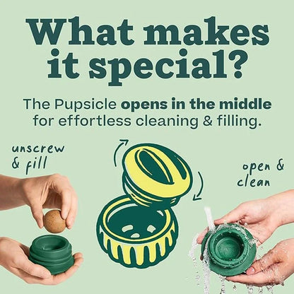 Pet Silicone Feeding Ball Slow Food Ball Green, Pet Leaking Toy Ball Grinding Teeth Chewing Snack Toy, Interactive Food Hopper